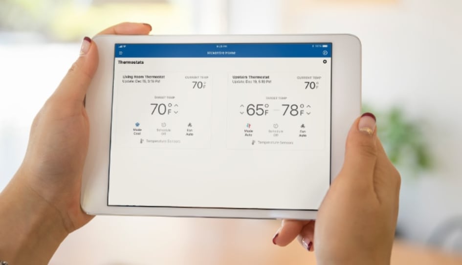 Thermostat control in Oceanside